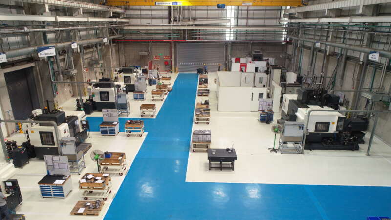 ​ Many of the parts used in the work units and machines are manufactured in-house.