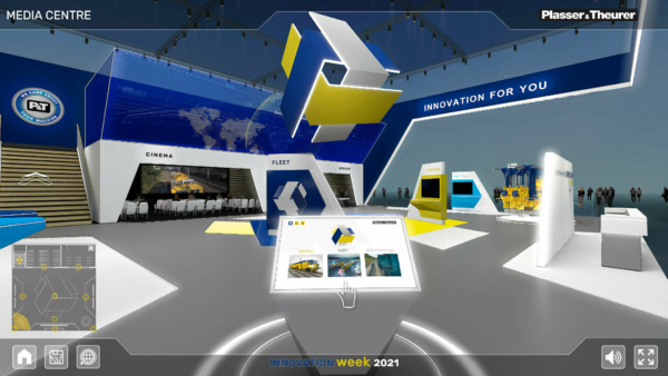 The virtual exhibition stand won over visitors with its succinct and clearly laid-out design.