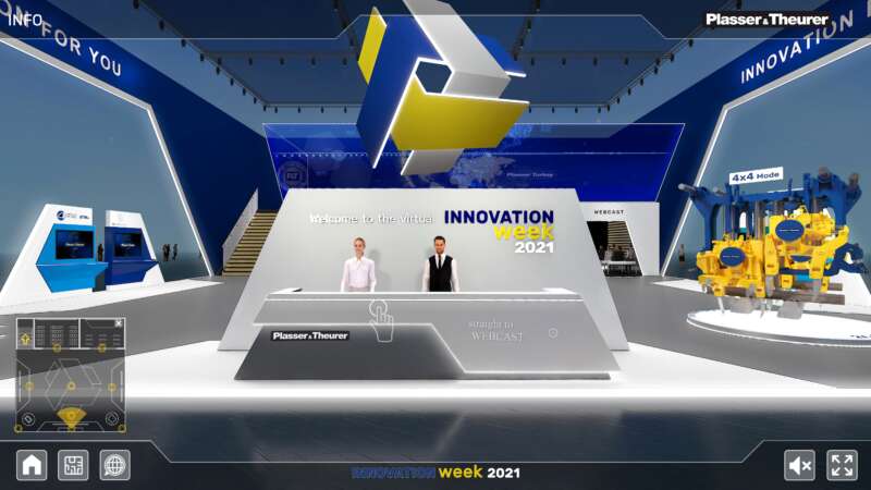 The virtual exhibition stand won over visitors with its succinct and clearly laid-out design. It was easy for visitors to access the information they were looking for.