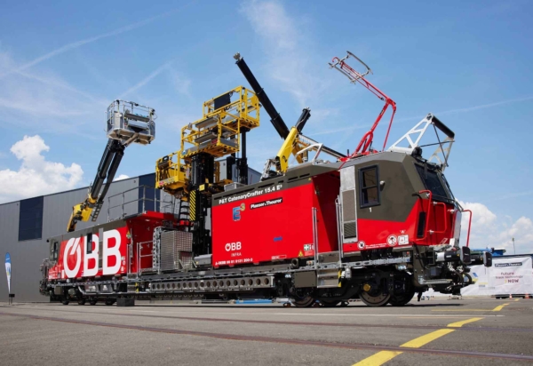 The new CatenaryCrafters replace the ÖBB fleet of maintenance machines that have been in use for 40 years. © ÖBB/Andreas Schelblecker